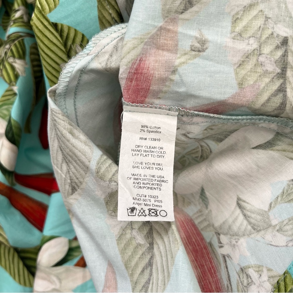 Show Me Your Mumu Angel Mini Spicy Peppers Cotton Blend Dress Sz M Tropical NWT - Picture 7 of 14